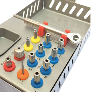 Kit de Instrumentos para Implantología Dental con Casete Quirúrgico y Sistema de Mango de Destornillador, Set de Cirugía de Implantes Orales - Product Image 6
