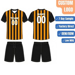 Custom School <b>Soccer</b> Jersey Kit Student Uniform Breathable Wholesale OEM ODM Low MOQ Quick Sample Fast Production - Product Image 1
