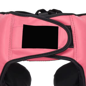 High Quality Custom Logo Boxing <b>Helmets</b> Breathable Leather Head Guard with New <b>Safety</b> Features Different Colors Head Guard - Product Image 5