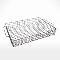 Panier de rangement pour plateau de fruits en fil métallique de forme ronde pour plateau de table de cuisine en fil de fer métallique pour la décoration