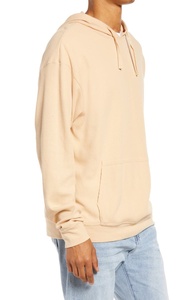 Sweat à capuche en gros pour hommes, 100% coton, vierge, en molleton bouclette épais, qualité luxe, grammage lourd, coupe oversize - Product Image 3