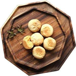 Bandeja de madera para servir, la más vendida y de moda, para el hogar, hotel, mesa, frutas, comida, uso en servicio de mesa. - Product Image 5