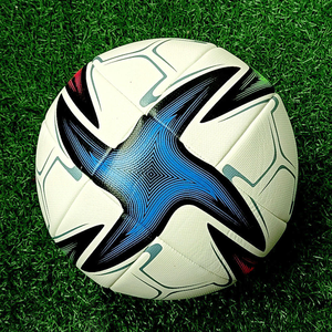 Ballon de football en cuir PU léger, cousu à la machine, taille 3, mini ballon de football pour enfants - Product Image 4