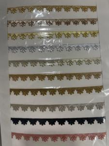 ขอบลูกไม้ผ้าฝ้ายตัดเย็บอย่างมีสไตล์เหมาะสำหรับเสื้อคลุมขอบดูเพ็ทต้าและชุดดีไซน์เนอร์ - Product Image 2