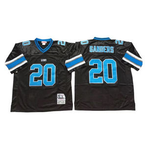 Meilleurs maillots de football américain de Sialkot, vente en gros, nouveau design, style personnalisé, qualité supérieure, équipes des Lions # 20 maillots à manches courtes - Product Image 6