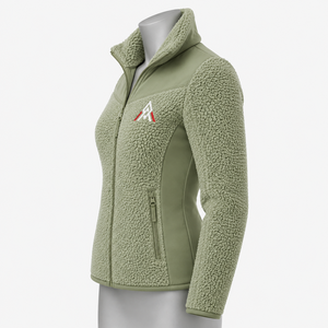 Chaqueta de Mujer Polar Sherpa, Transpirable, Reversible, Acolchada, Ecológica, Cálida para Invierno y Clima Frío - Product Image 4