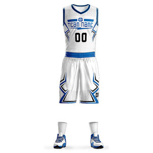 Uniformes de basket-ball de haute qualité, logo personnalisé, vêtements de sport en polyester, respirants et confortables - Product Image 4