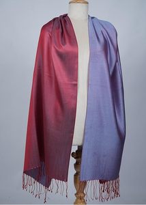 Fashion Cashmere Silk Blend Reversible <b>Shawl</b> for Women Soft Lightweight Dual-Sided Luxury Stole Wrap for Winter <b>Wedding</b> Party - Product Image 4