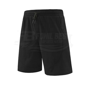 Pantalones Cortos Bermuda de Algodón de Color Sólido para Hombre, Cintura Elástica con Cordón, Ropa Casual, Diseño Personalizado - Product Image 3