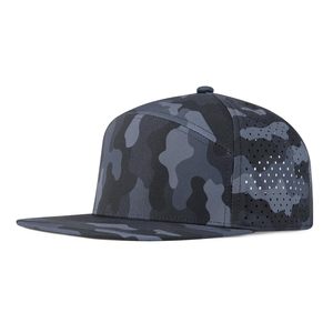 Gorra de Camuflaje de 6 Paneles con Cierre a Presión, Malla Transpirable, Ajustable, Unisex, Estilo Urbano, para Adultos, Primavera/Verano, Casual - Product Image 1
