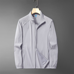 UPF50+ Waterproof Windproof Eco-Friendly Men's <b>Winter</b> <b>Quilted</b> Jacket Canvas & Nylon Fabric Stand Collar Zipper Closure - Product Image 3