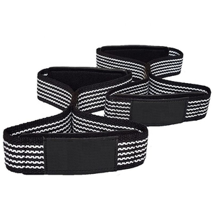 Correa de Figura 8 de la Mejor Calidad, Ajustable, Transpirable, con Doble Bucle y Cierre a Presión para Entrenamiento de Levantamiento de Pesas - Product Image 6