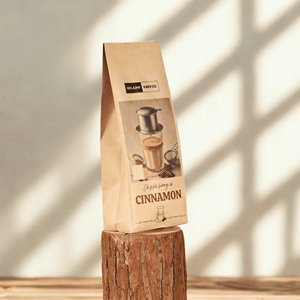 Café moulu à torréfaction moyenne Arabica de qualité supérieure avec cannelle sac de 0.25kg-Boisson amère traditionnelle Choix de qualité - Product Image 1