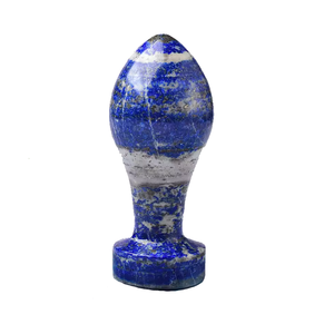 Huevo vaginal de lapislázuli de alta calidad, cristal curativo Yoni para mujeres, ejercicio de Kegel, piedra preciosa natural, venta al por mayor. - Product Image 4