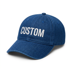 Men's <b>Dad</b> <b>Hat</b> Custom Woven Label Cotton Adjustable Baseball Cap Casual Streetwear Wholesale Headwear Manufacturer - Product Image 1