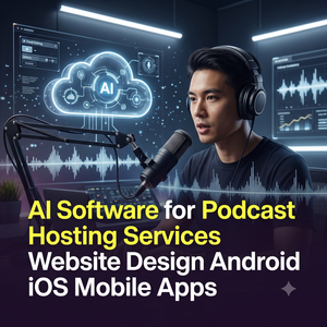 ซอฟต์แวร์ AI สำหรับบริการจัดทำพอดแคสต์ ออกแบบเว็บไซต์ แอปพลิเคชันมือถือ Android iOS ปลั๊กอิน WordPress Shopify ซอฟต์แวร์ AI สำหรับอีคอมเมิร์ซ - Product Image 1