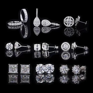 High on Demand Designer <b>Diamond</b> <b>Dangle</b> <b>Earrings</b> for Women High Shine Luxury Jewelry for Parties and Functions for Sale - Product Image 4
