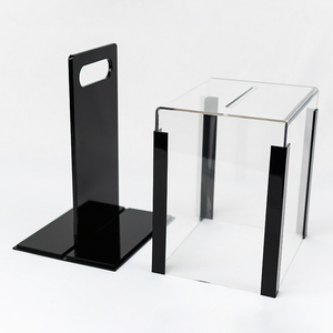 Boîte de rangement pour jetons de poker en acrylique transparent pour 1000 jetons pour le Baccarat, le Texas Hold'em et la <span class=keywords><strong>Roulette</strong></span> - Product Image 4