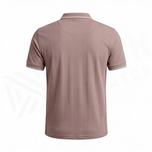 Wholesale Men's Summer Polo <b>Shirt</b> Business Casual Customized Color Short Sleeves <b>Half</b>-<b>Button</b> Closure Premium Top Apparel - Product Image 2