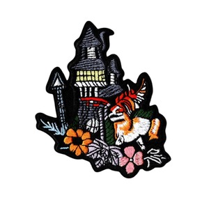 Parche Bordado Termoadhesivo de Sombrero de Bruja de Halloween, Insignia Decorativa de Tela de Forma Irregular para Sombreros y Ropa - Product Image 6