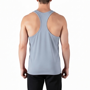 Camiseta sin mangas de algodón para hombre, camiseta deportiva informal de verano, chaleco de gimnasio, corte relajado, ropa deportiva con logotipo personalizado - Product Image 2