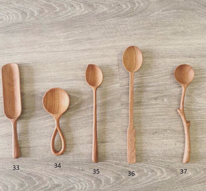 Cuchara de Madera Vietnamita para Mezclar y Servir Ensaladas, Utensilio de Cocina Hecho a Mano, Ecológico - Product Image 2