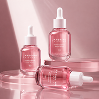 Flacon en verre premium de 30 ml pour huiles essentielles : Récipient haute transparence pour soins du visage et sérums, vente en gros OBM