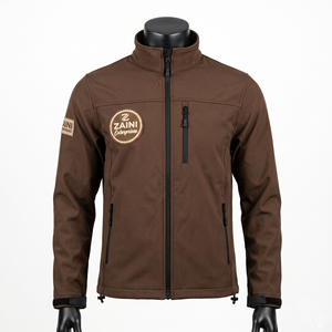 Chaqueta con Capucha para Hombre, Tejido Softshell de Poliéster Premium de 220g, Azul Rey, Cuello Alto, Resistente al Viento, Ecológica y Transpirable - Product Image 2