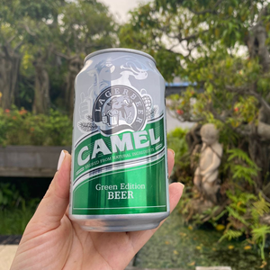 Cerveza Camel al por mayor de Vietnam Brewery, paquete de 24 latas de 330 ml, cerveza ligera vaporizada, bebidas alcohólicas con 4.5% de alcohol. - Product Image 5