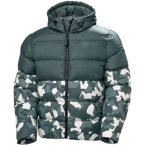 New Men <b>Camo</b> Print Hooded Puffer <b>Jacket</b> Winter Warm Quilted Insulated ZipUp Windproof Lightweight Streetwear Outdoor Padded Coat - Product Image 3