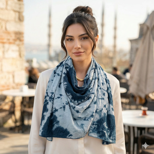 Pashmina Hijab de Cachemira Sintética, Suave y Duradera, para Mujer, con Bordado Floral Paisley, Ligera para Invierno, Venta al Por Mayor - Product Image 1