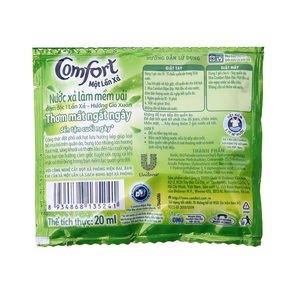 Adoucissant textile Comfort One Rinse Spring Breeze 20ml 2 sachets x 150 paquets - Product Image 2