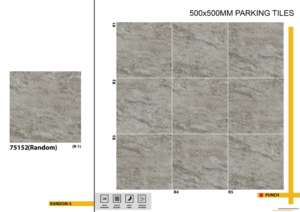Dalles de stationnement extérieures 50x50 cm, fabriquées pour une résistance durable dans les applications de revêtements de sol en extérieur. - Product Image 5