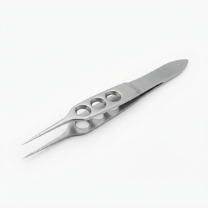 Pinzas de McPherson Oftálmicas con Plataforma Fina, Pinzas Microquirúrgicas de Precisión, Instrumento Quirúrgico de Acero Inoxidable - Product Image 1
