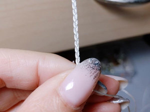 Colgante de Cuarzo Rutilado Dorado con Macramé, Collar Tejido a Mano Color Crema, Forma de Bola de Bambú Budista, Aleación de Zinc, Joyería Clásica de Lujo - Product Image 5