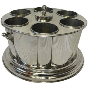 Enfriador de vino de Metal de bajo precio al por mayor para Bar, fiestas, trofeo, cubo de hielo de champán de aluminio con asa para decoración del banquete de boda - Product Image 6