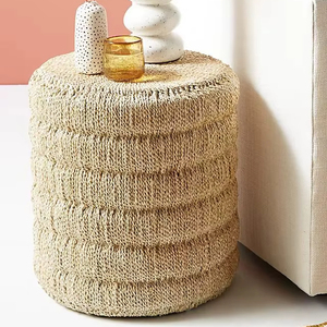 Multi Purpose Rope Accent <b>Table</b> For <b>Sofa</b> <b>Side</b> Bedside Balcony Use And Contemporary Home Decoration - Product Image 1