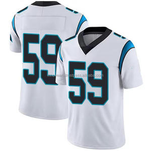Maillot de football à drapeau personnalisé respirant à séchage rapide et maillots de football américain uniforme de football adulte à manches courtes transfert de chaleur - Product Image 1