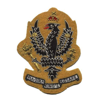 Badge de chapeau tactique sur mesure, fait main, en tissu, brodé d'une ancre, à coudre, vente en gros, insignes de blazer uniforme