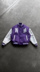 Wholesale Custom Letterman <b>Jackets</b> Men Embroidered Varsity <b>Jacket</b> <b>Leather</b> Sleeves Streetwear College <b>Jackets</b> OEM - Product Image 6