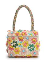 Tas Tangan Bohemian Mewah Bordir Tangan Bermotif Geometris Berhias Manik-Manik, Penutup Ritsleting, Untuk Semua Musim, Penggunaan Sehari-hari, Clutch Wanita Bahan Katun
