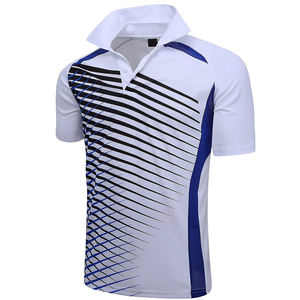 Nouvelle Arrivée Chemises Tricotées Sublimées Solides de Haute Qualité pour Hommes 100% Coton Anti-Plis Manches Courtes Polo Écologique pour Hommes - Product Image 2