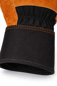 Gants de travail industriels en cuir avec manchette longue, protection thermique pour le meulage et la manipulation des métaux, vente en gros directe d'usine - Product Image 5