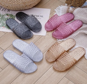 <span class=keywords><strong>Ciabatte</strong></span> estive trasparenti YESTEEM da donna con colla cotta in cristallo antiscivolo comode piatte per bagno traspiranti - Product Image 6