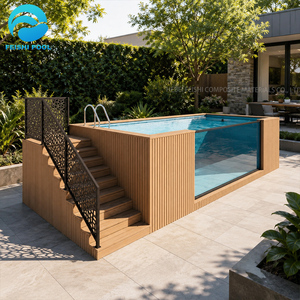 <span class=keywords><strong>Piscine</strong></span> hors sol en bois, fibre de verre et acrylique avec fenêtre, pour jardin, 20ft 40ft, jacuzzi, spa, <span class=keywords><strong>piscine</strong></span> de nage extérieure - Product Image 4