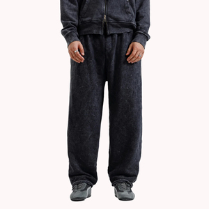 Hot Selling Custom Men's Casual Baggy Wide Leg <b>Joggers</b> High Quality Y2k Cargo Oversized <b>Stacked</b> Pants Eco-Friendly Breathable - Product Image 3