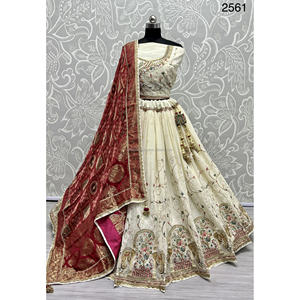 Nupcial Indio Desgaste Terciopelo Colecciones Para Novia Con Zarkhan Trabajo Por Fabzone - Product Image 5