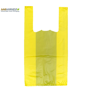 กระเป๋าพลาสติกใส่เสื้อยืดสำหรับช้อปปิ้งใช้ในซูเปอร์มาร์เก็ต - Product Image 3