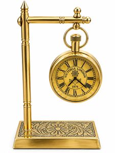 Vintage Brass Table <b>Clock</b> Antique Desk <b>Clock</b> with Classic <b>Roman</b> Dial Elegant Stand for Home Office Living Room Shelf Decor - Product Image 1