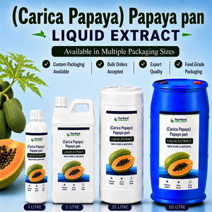 Extrait liquide de papaye (Carica Papaya) de qualité alimentaire à base de plantes naturelles, emballage personnalisé, approvisionnement en vrac - Product Image 1